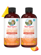 Liquid Morning Multivitamin + Hair Growth (2-Pack)