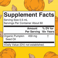 Organic Pumpkin Seed Oil Liquid Drops